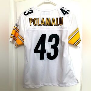 Pittsburgh Steelers’ women’s shirtsleeve Polamalu jersey